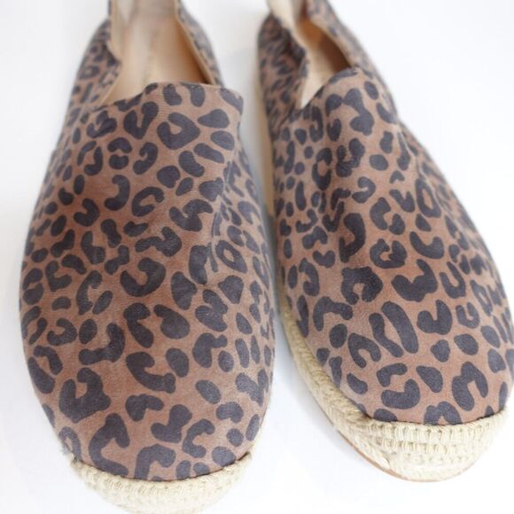 Stuart Weitzman Mykonos Espadrille Cheetah Slip-On Women Size 8.5 - Picture 9 of 11